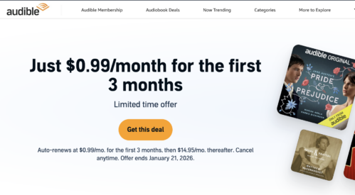 Audible 3 Months